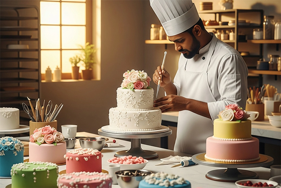 Fondant Cake Making and Decoration